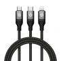 Nillkin Swift Pro 3-in-1 high quality cable (MicroUSB + Type-C + Lightning port) order from official NILLKIN store